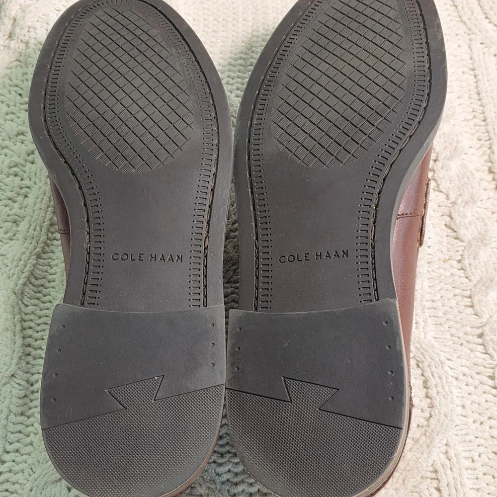 Cole Haan Pinch Prep Penny Loafer Scotch Brown Leather Mens 10.5M NEW
